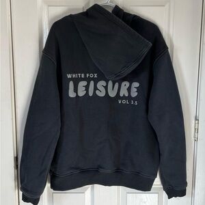 White Fox Boutique Black Leisure Hoodie